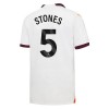 Maglia ufficiale Manchester City Stones 5 Trasferta 2023-24 per Bambino